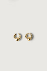 BALL DROP HOOP EARRINGS