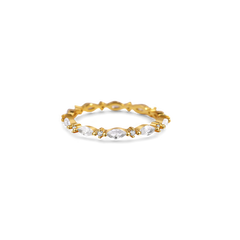 Marquis Gemstone Stacking Ring