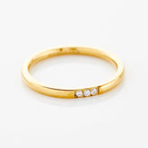 Triple Bezel Ring
