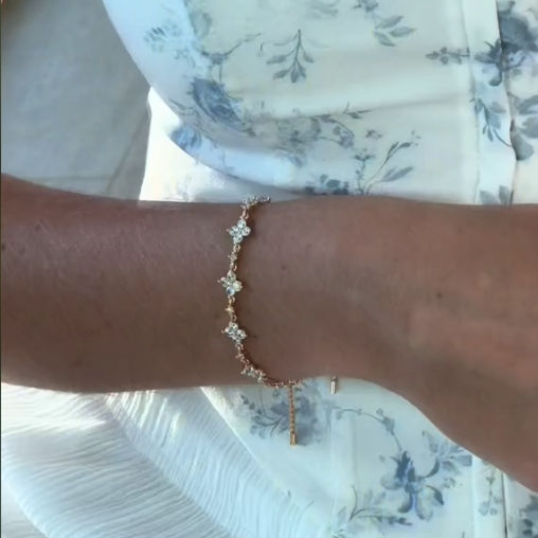 Sparkle Clover Bracelet