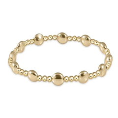 Honesty Sincerity Gold 6mm Bead Bracelet