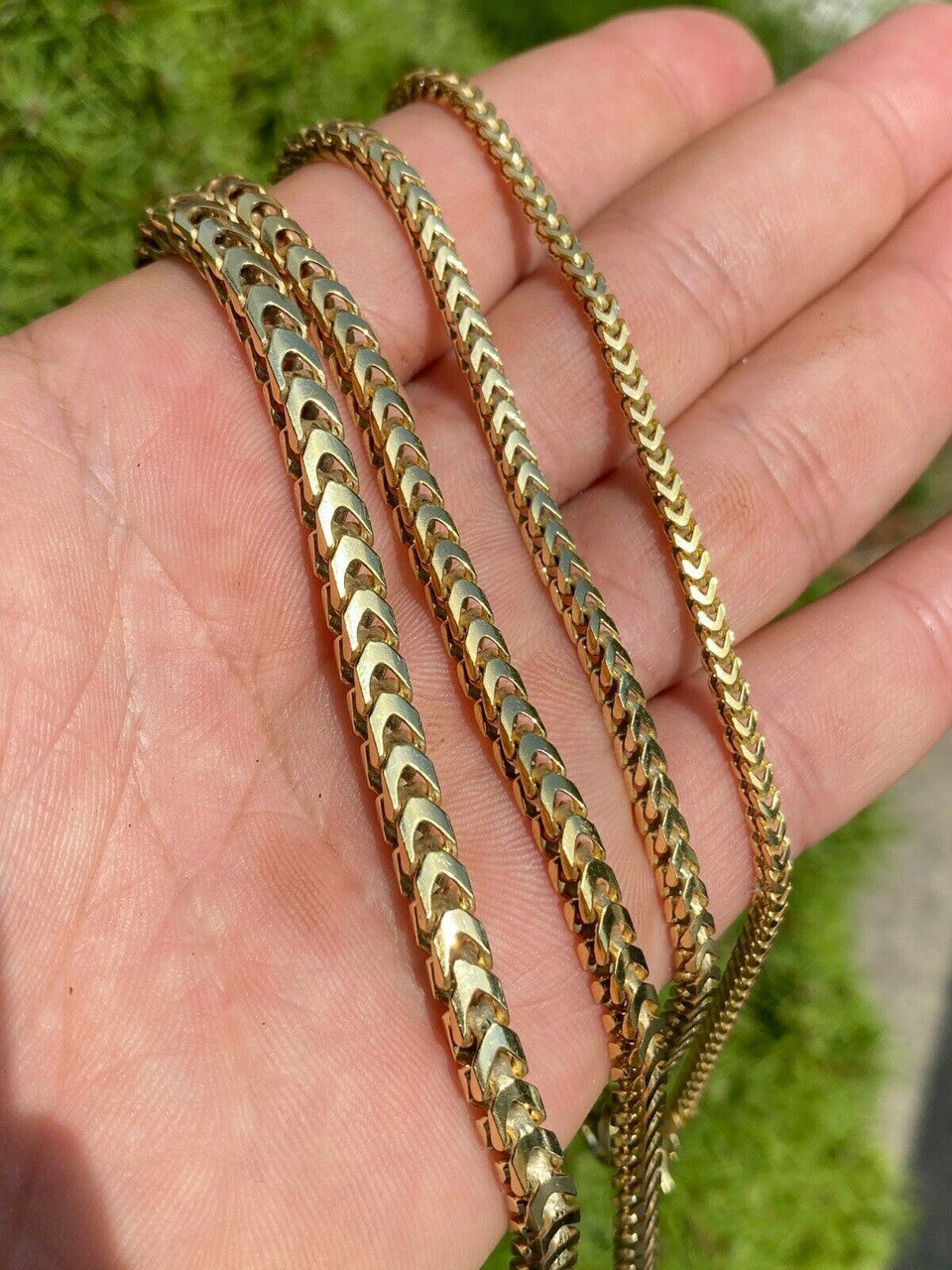 Franco Bracelet - 14k Gold Vermeil 925 Sterling Silver - 7"-9" - 2.5mm-5mm