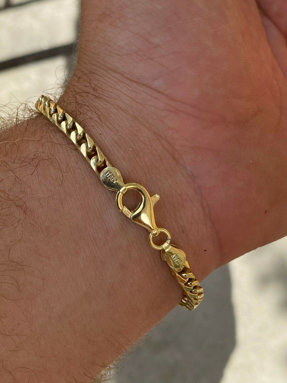 Franco Bracelet - 14k Gold Vermeil 925 Sterling Silver - 7"-9" - 2.5mm-5mm