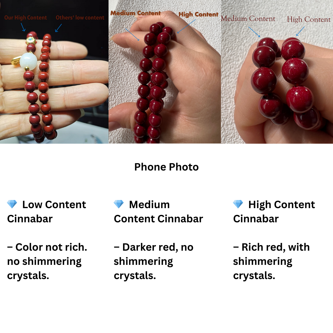 8mm Red Cinnabar & White Hetian Jade Bracelet for Women – Adjustable Prosperity & Blessing Jewelry Gift