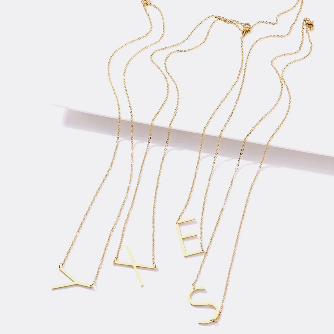 Statement Initial Necklace