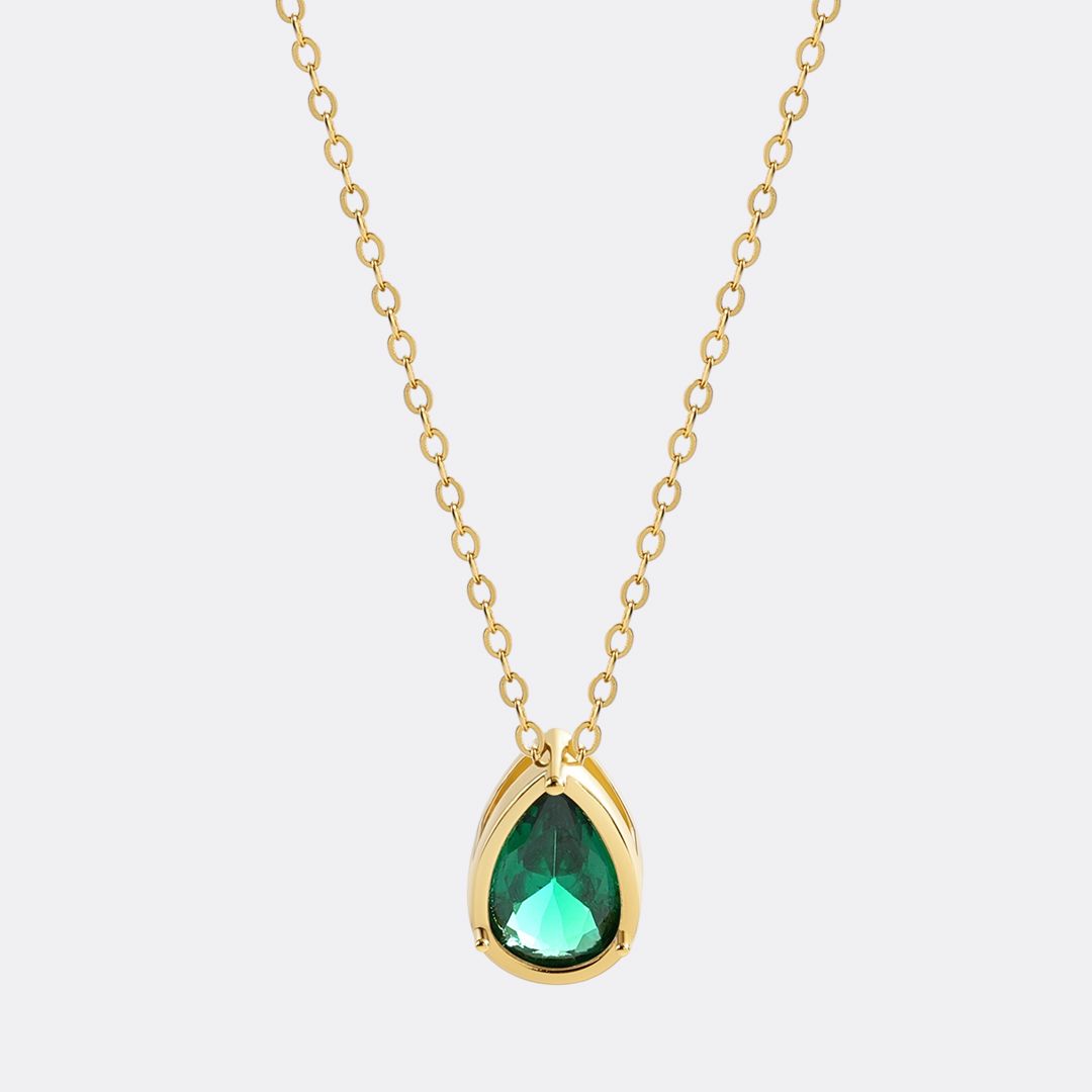 Diamond Teardrop Necklace